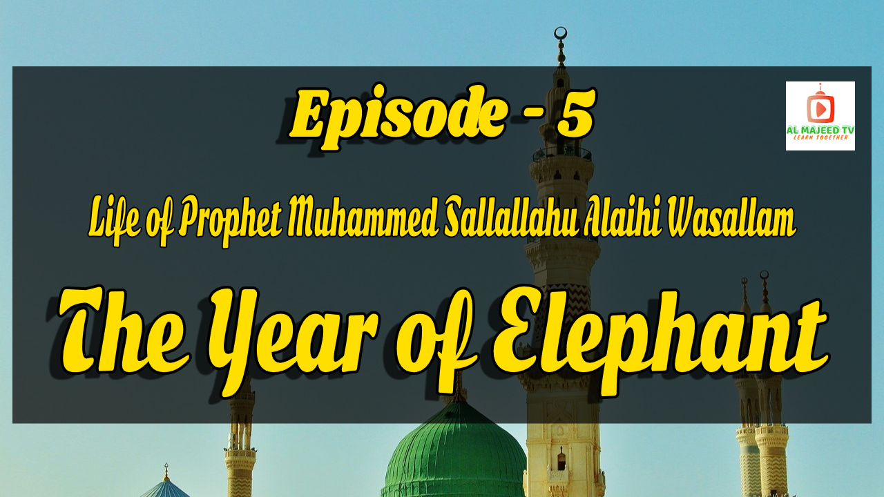 Seerat un Nabi For Kids Ep-05 The Year of Elephant By Muaz Asad